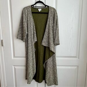 LuLaRoe Green Boho Cardigan Duster lightweight Cozy Layering NWT Size M